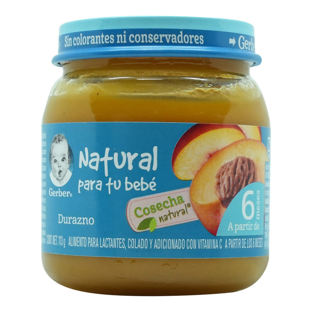 Gerber 2A E Pure Durazno 113 G
